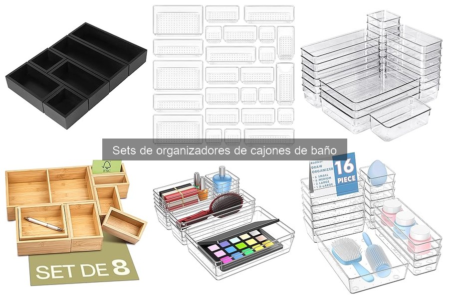 Mejores sets de organizadores de cajones de baño 2023