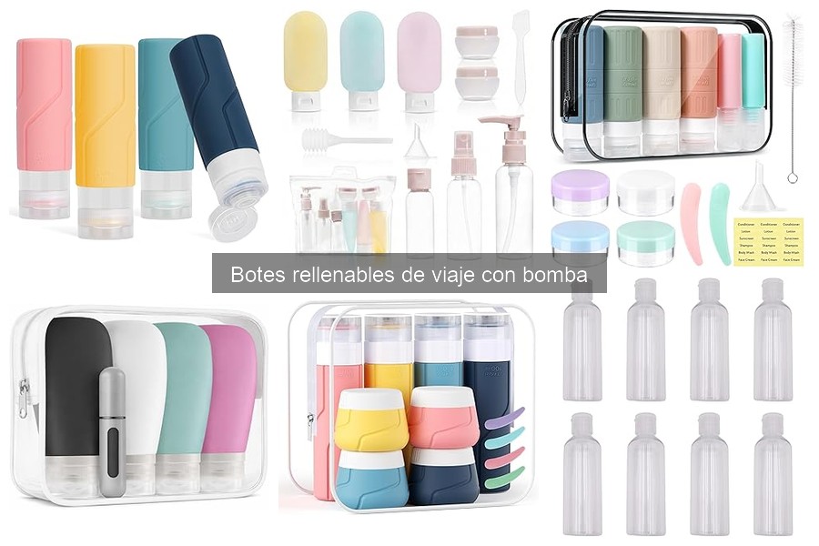 Mejores tiendas para comprar botes rellenables de viaje baratos