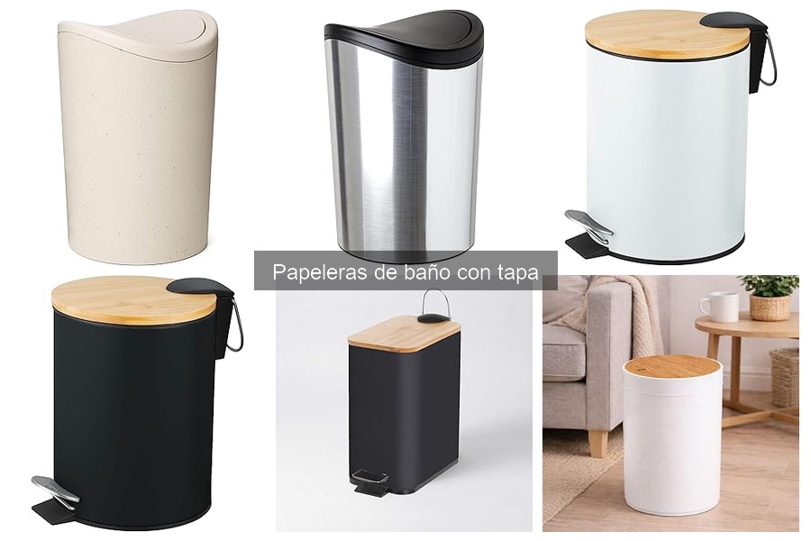 Mejores tiendas para comprar papeleras de baño económicas