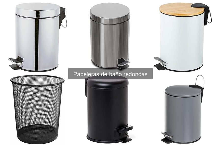Mejores tiendas para comprar papeleras de baño redondas
