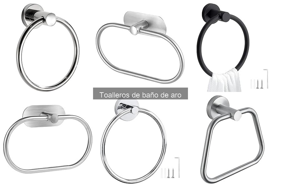 Mejores toalleros de baño de aro para espacios pequeños