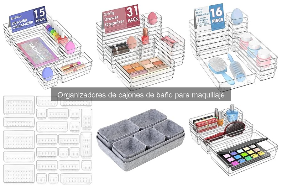 Mejores trucos para organizar cajones de baño fácilmente