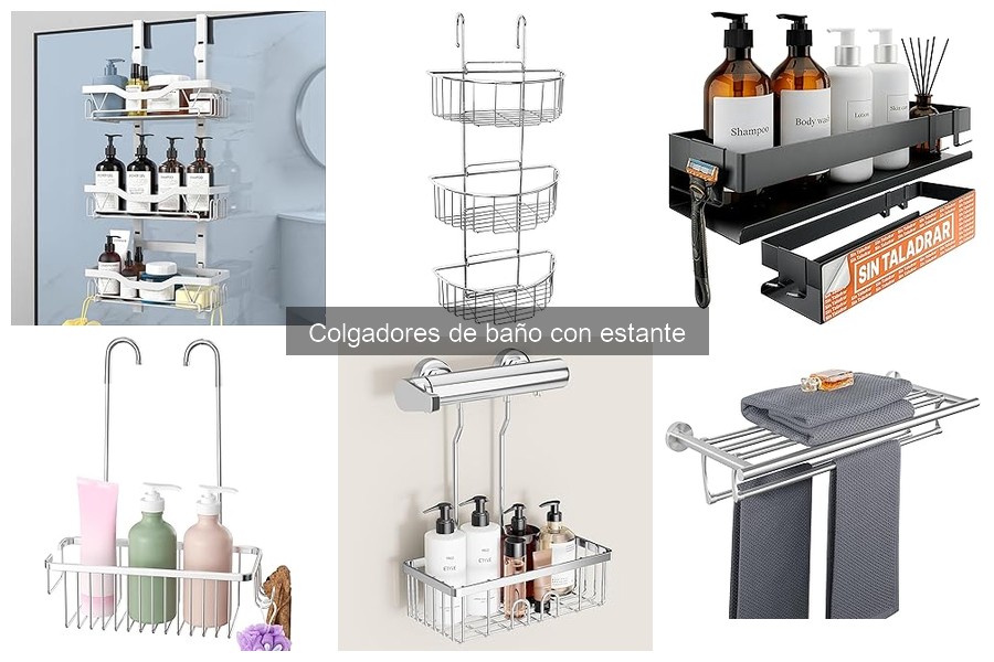 Ofertas en colgadores de baño con estante: ¡Descuentos imperdibles!