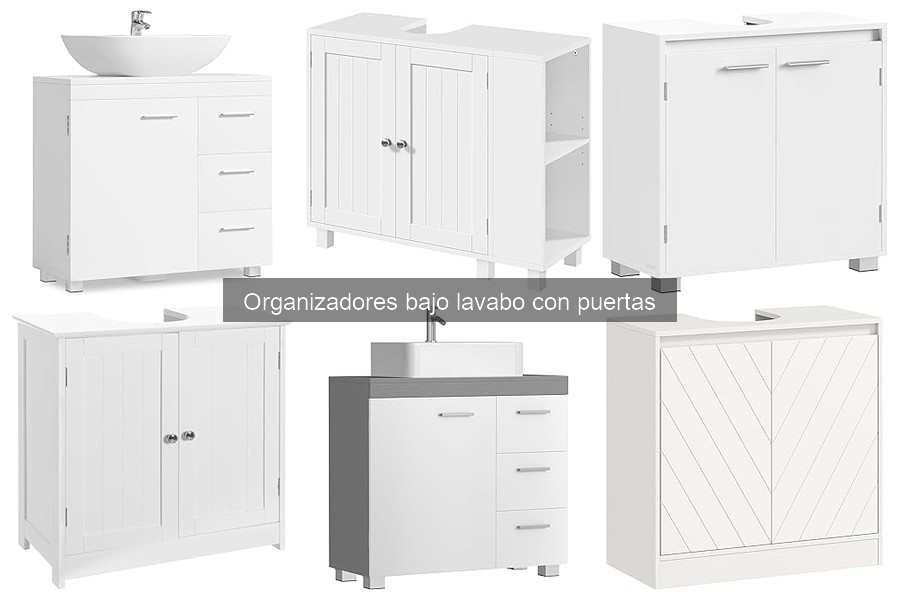 Ofertas y precios de organizadores bajo lavabo con puertas