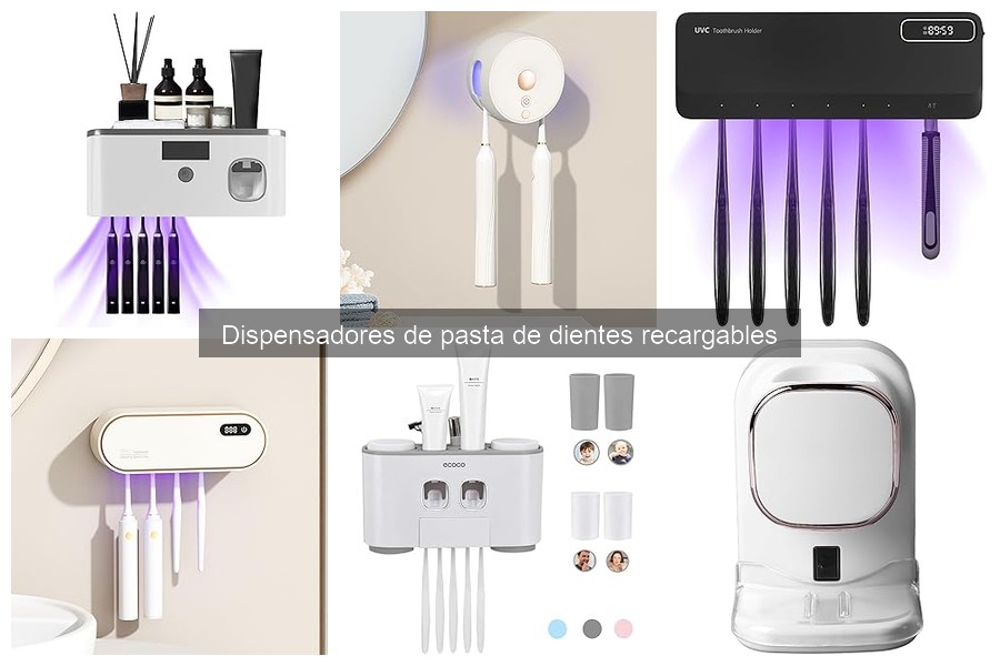 Opiniones de dispensadores de pasta de dientes recargables