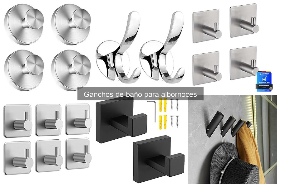 Opiniones de ganchos de baño para albornoces: reseñas reales