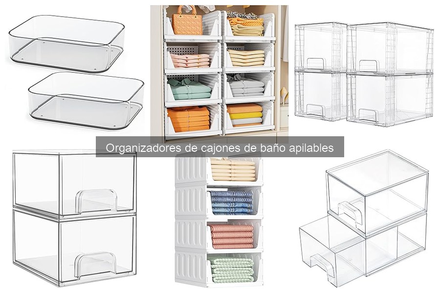 Opiniones de organizadores de cajones de baño apilables