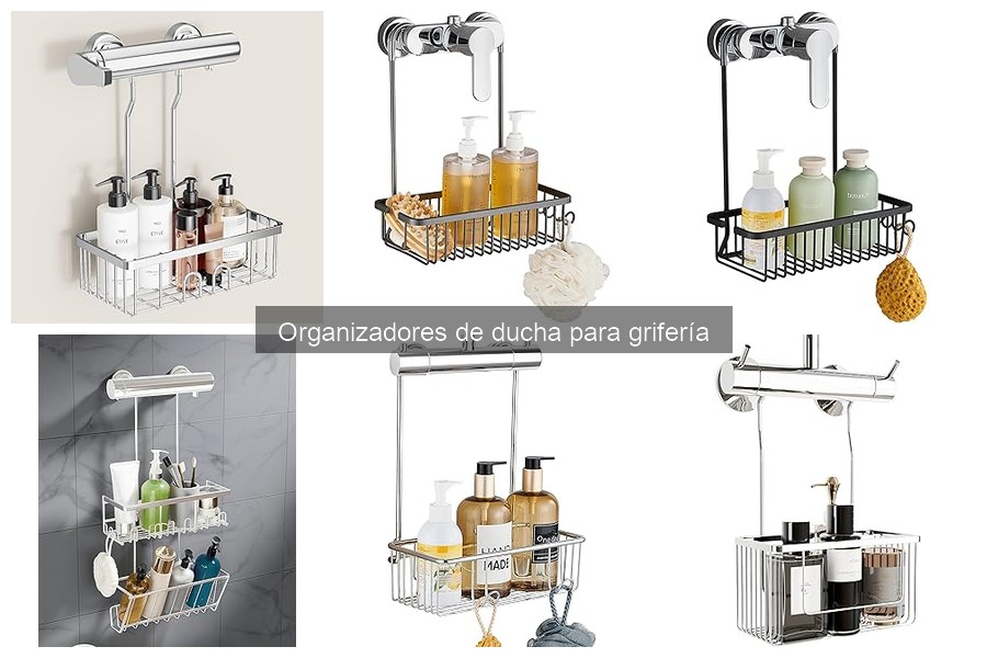 Opiniones de organizadores de ducha para grifería