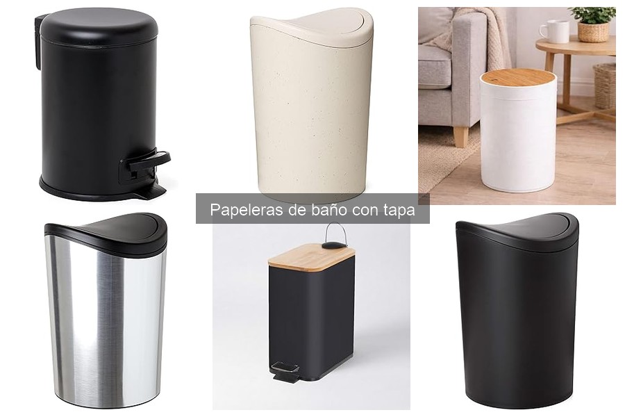 Opiniones de papeleras de baño con tapa: reseñas reales