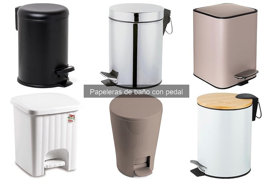 Opiniones reales sobre papeleras de baño con pedal