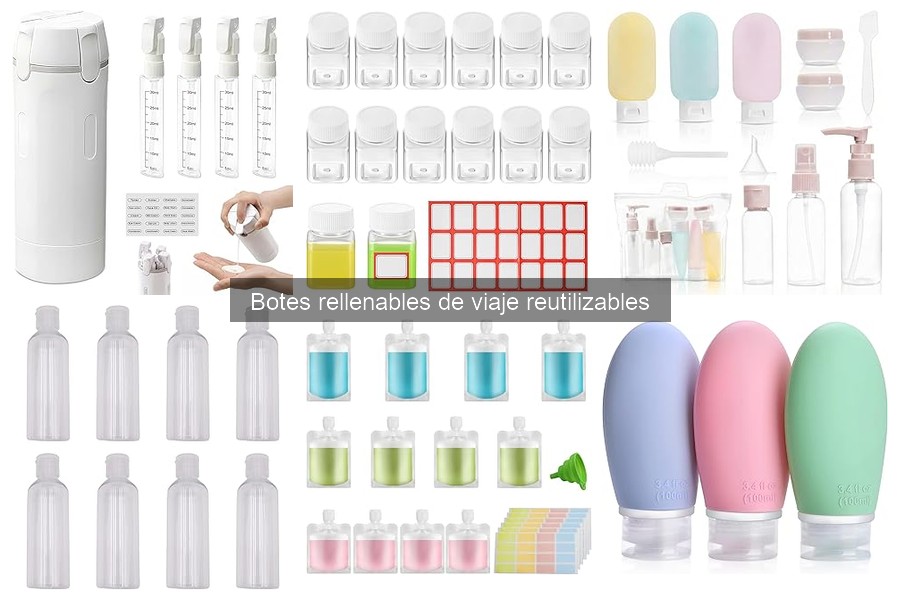 Opiniones sobre botes rellenables de viaje reutilizables