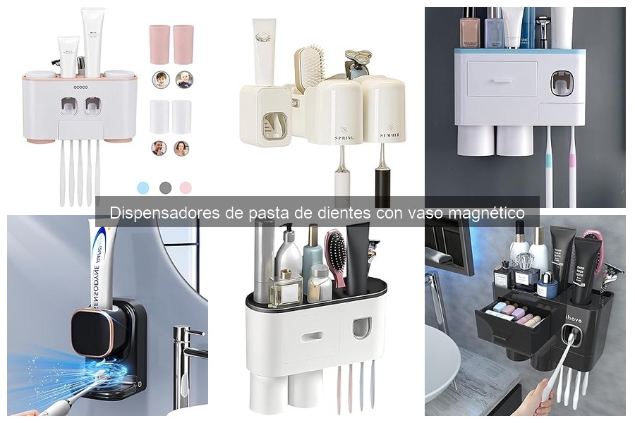 Opiniones sobre dispensadores de pasta de dientes magnéticos