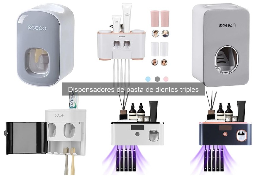 Opiniones sobre dispensadores de pasta de dientes triples