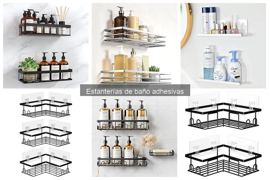 Opiniones sobre estanterías de baño adhesivas: ¿cuáles son las mejores?