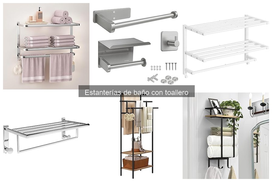 Opiniones sobre Estanterías de Baño con Toallero: Reseñas y Tips