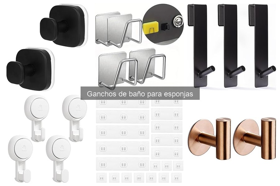 Opiniones sobre ganchos de baño para esponjas: lo que dicen usuarios