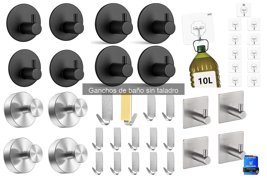 Opiniones sobre Ganchos de Baño Sin Taladro: Reseñas Reales