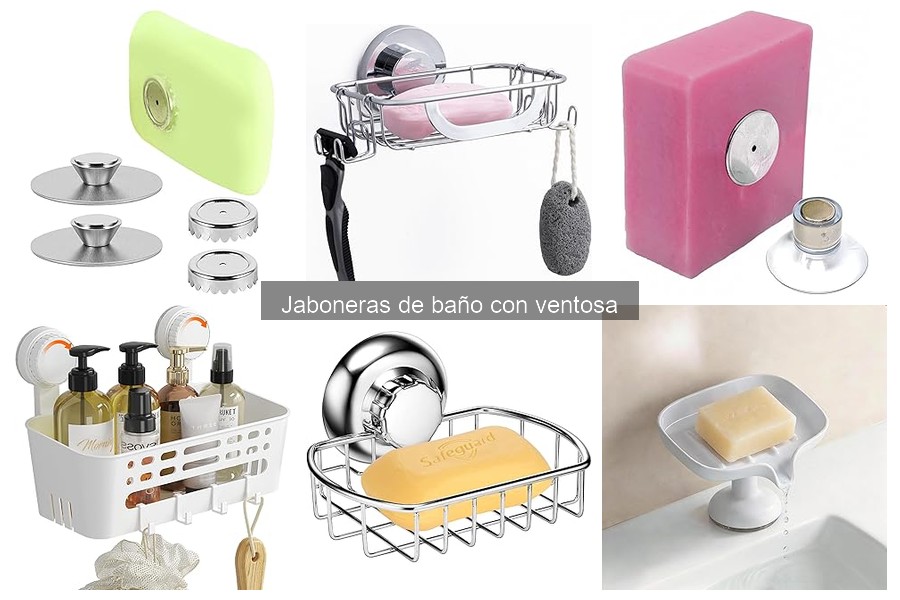 Opiniones sobre Jaboneras de Baño con Ventosa