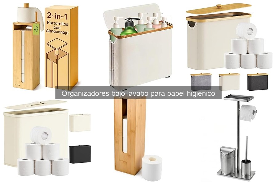 Opiniones sobre organizadores bajo lavabo para papel higiénico