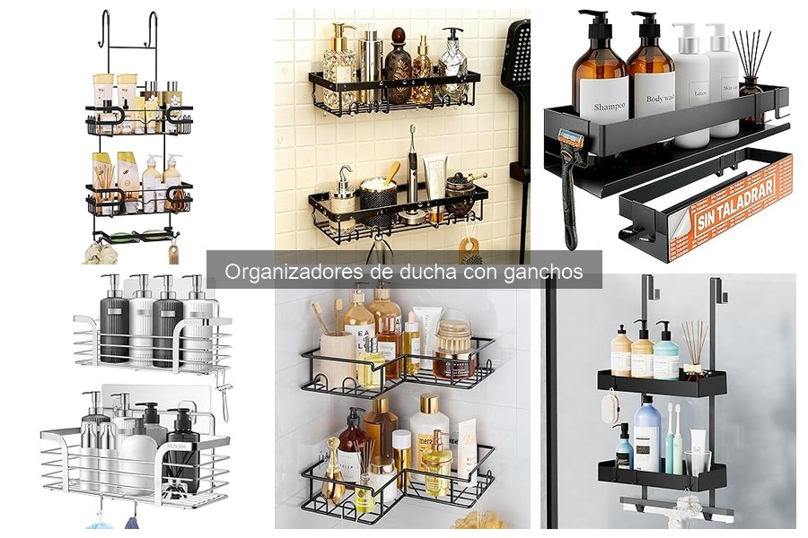 Opiniones sobre Organizadores de Ducha con Ganchos