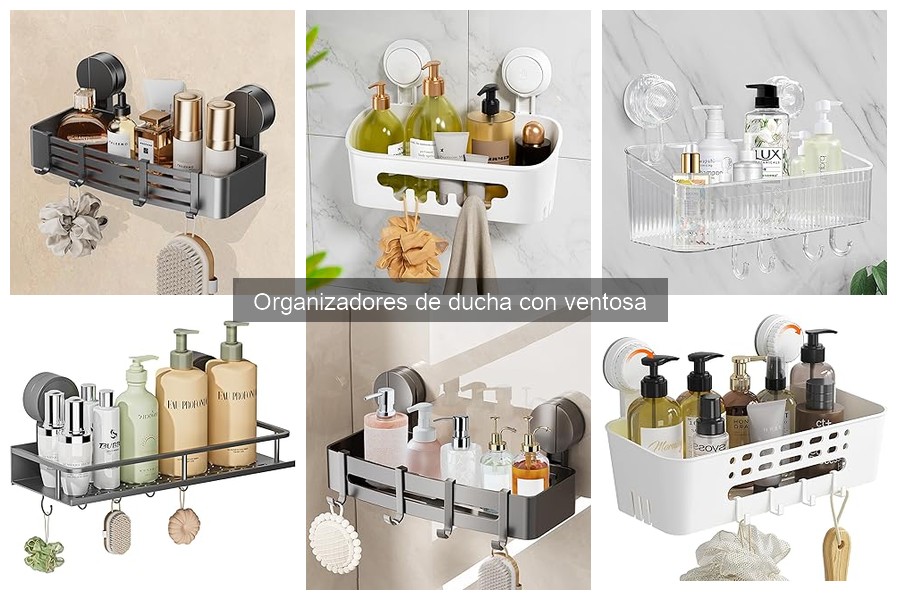Opiniones sobre Organizadores de Ducha con Ventosa