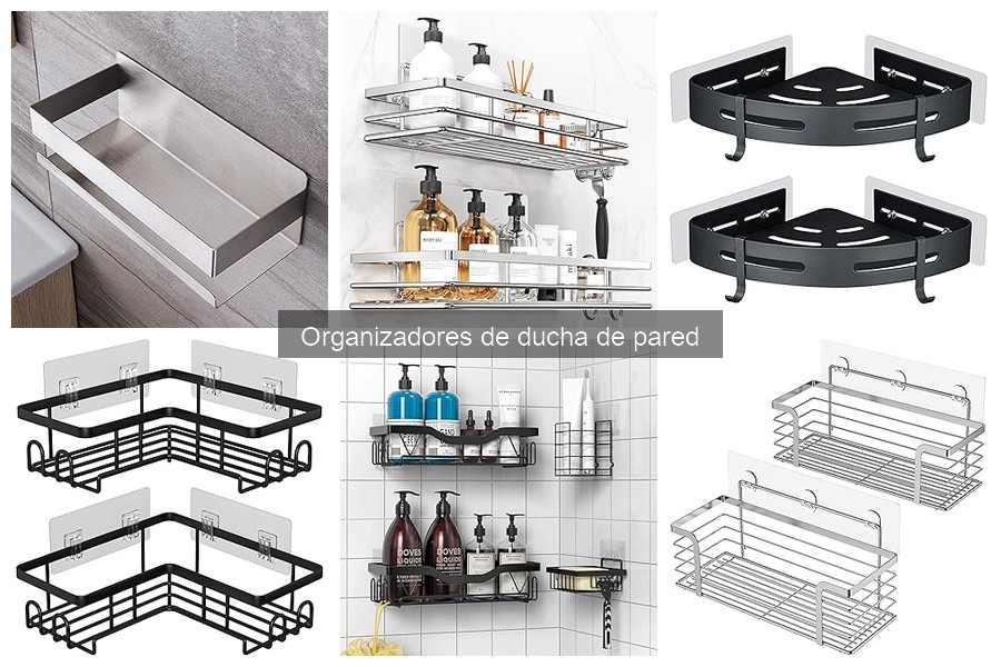 Opiniones sobre organizadores de ducha de pared