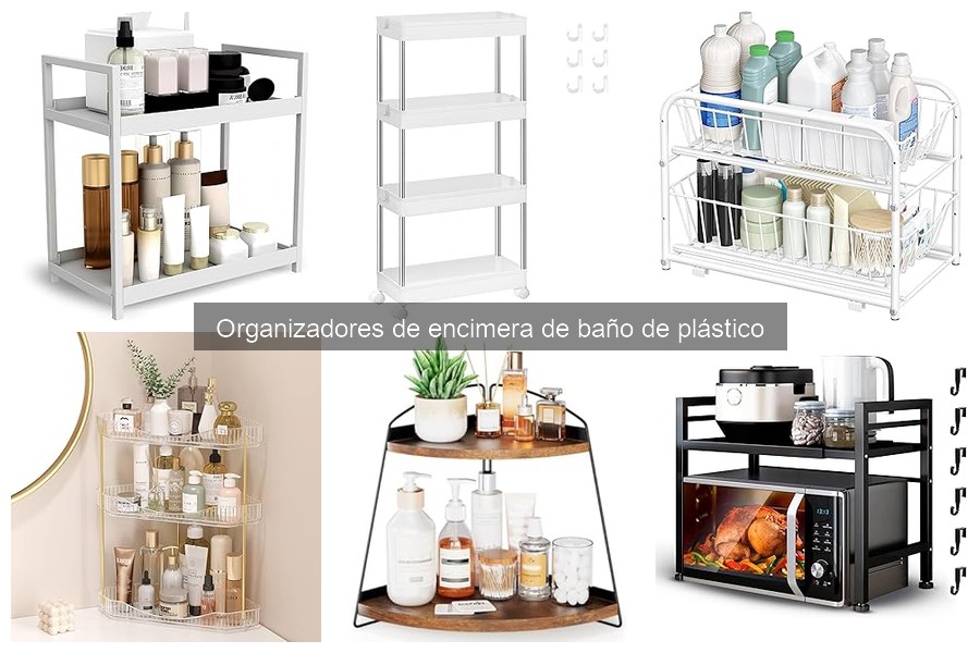 Opiniones sobre organizadores de encimera de baño de plástico