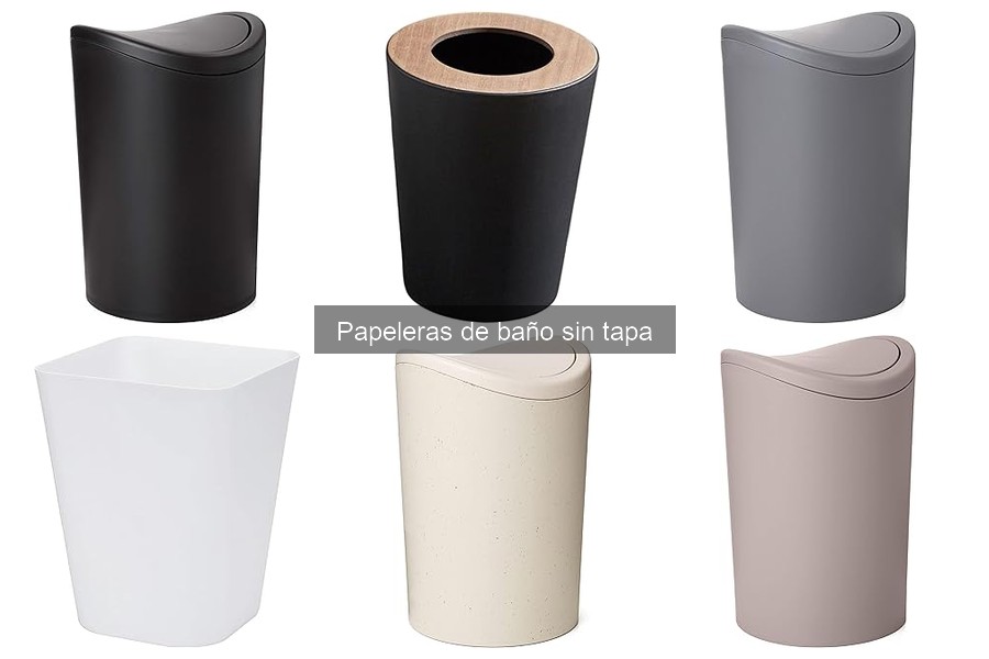 Opiniones sobre Papeleras de Baño Sin Tapa Más Populares