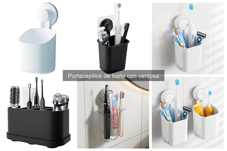 Opiniones sobre portacepillos de baño con ventosa