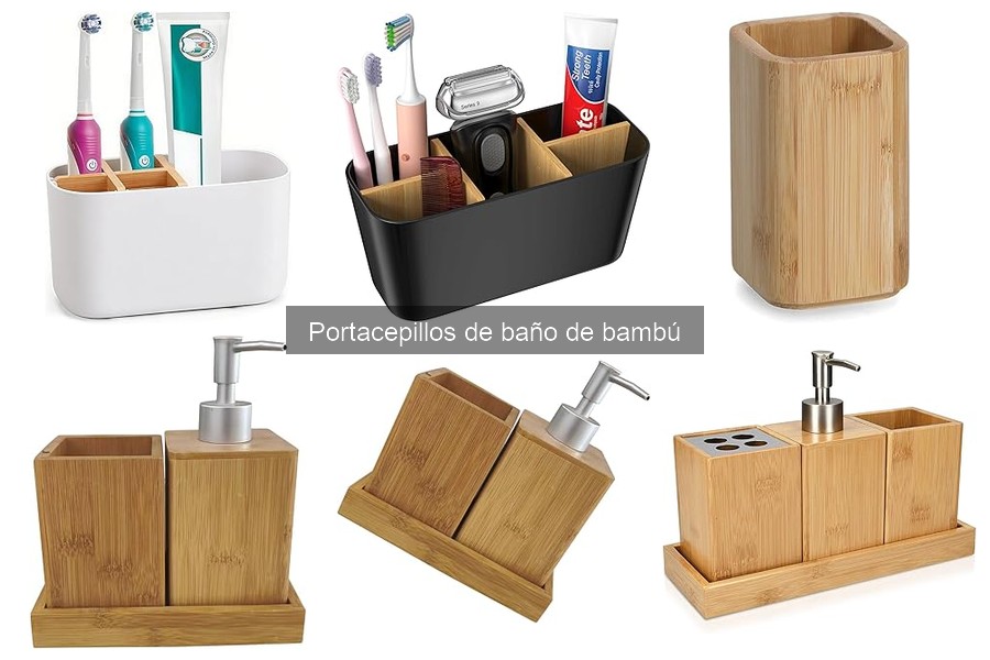 Opiniones sobre portacepillos de baño de bambú