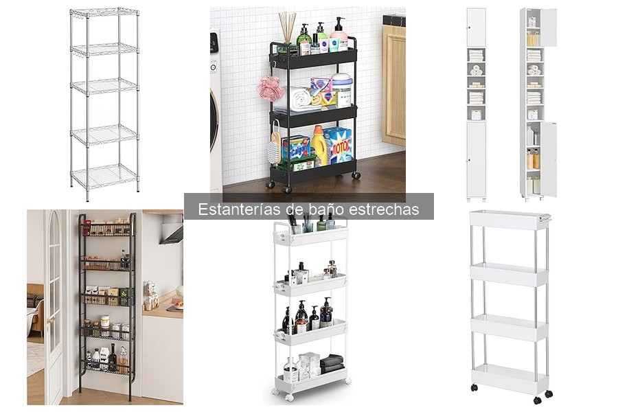 Opiniones y reseñas de estanterías de baño estrechas