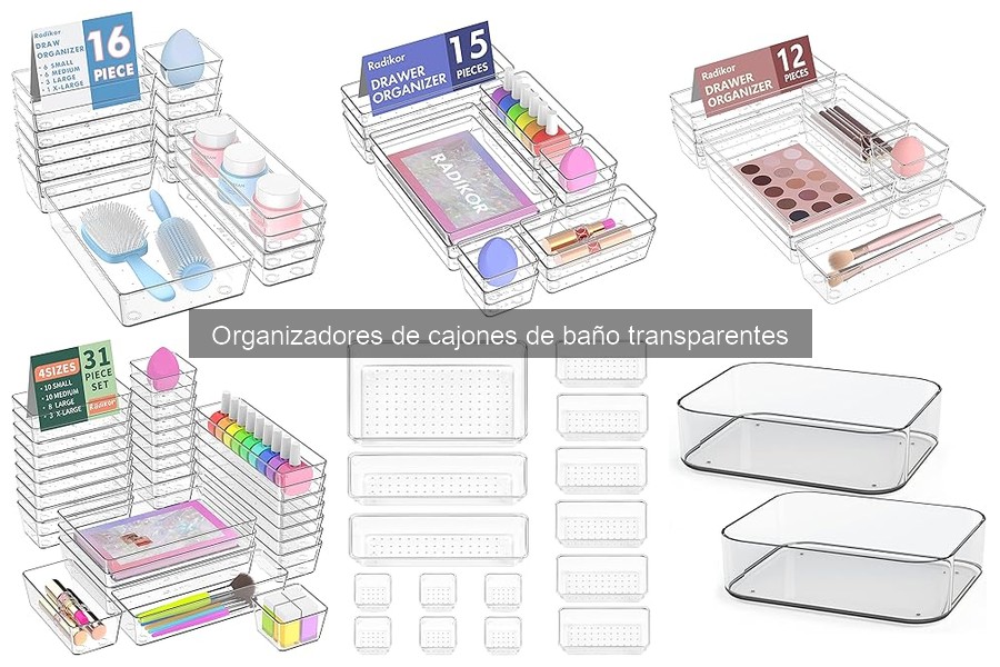 Opiniones y valoraciones de organizadores de cajones de baño