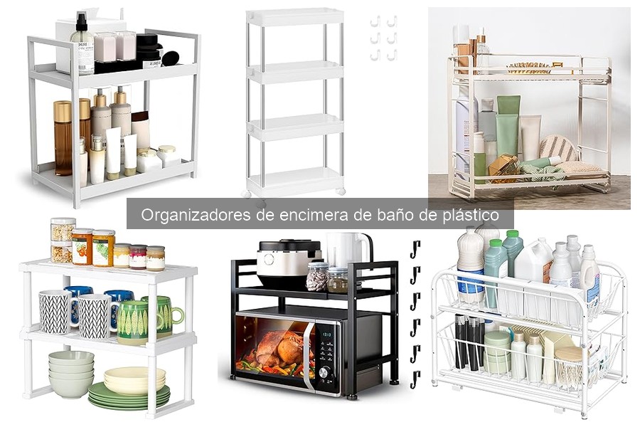 Organiza eficientemente tu encimera de baño con plástico