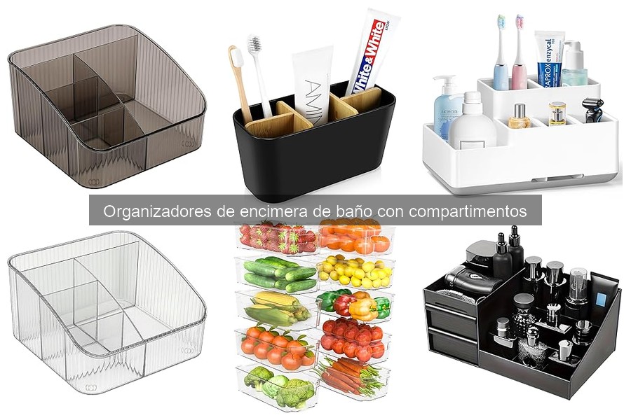 Organiza tu baño con organizadores de encimera eficaces