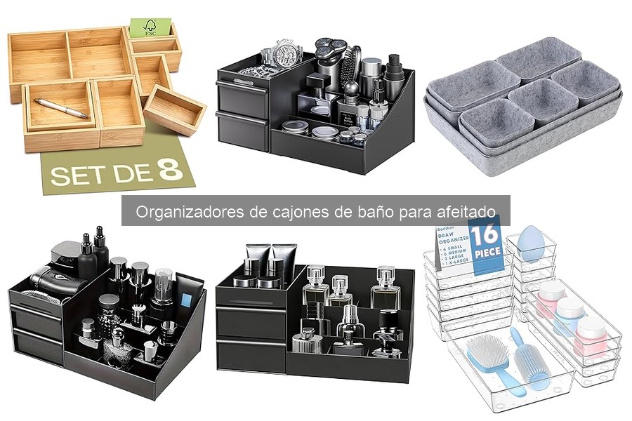 Organiza tu Cajón de Baño para Afeitar de Forma Eficiente