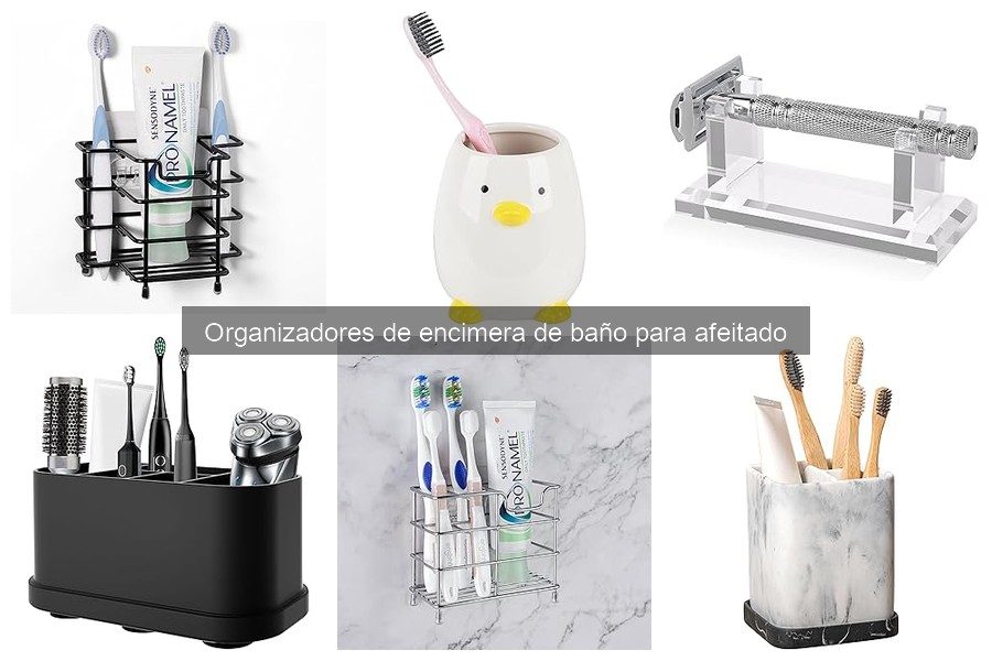 Organiza tu encimera del baño: Ideas con organizadores de afeitado