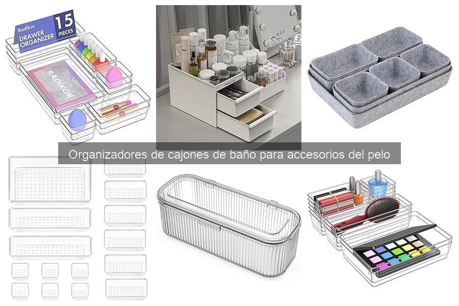 Organiza tus accesorios del pelo en cajones de forma eficaz
