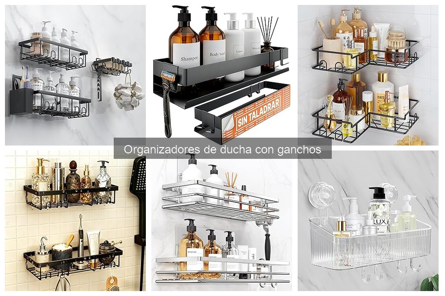 Organizador de ducha con ganchos: ¿Qué son y sus beneficios?