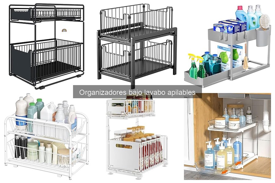 Organizadores bajo lavabo apilables: definición y ventajas