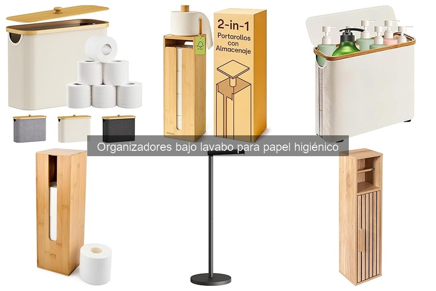 Organizadores bajo lavabo para papel higiénico: Guía completa