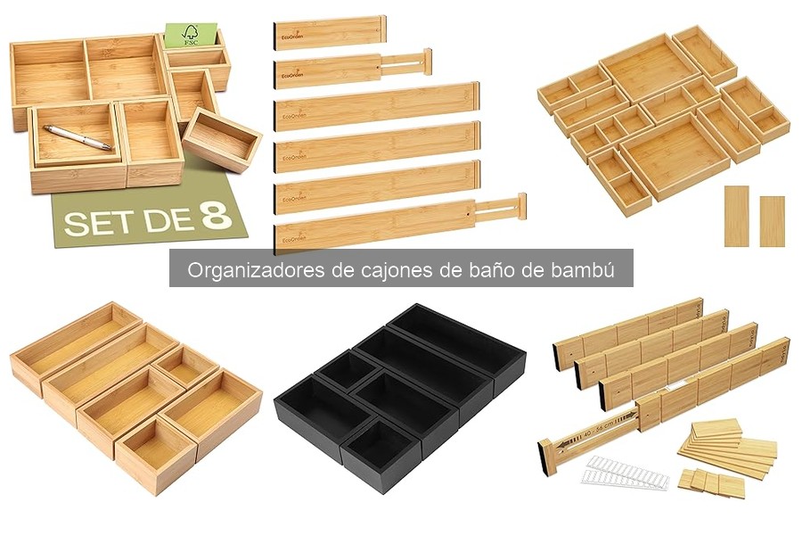 Organizadores de Cajones de Baño de Bambú: ¿Son Ecológicos?