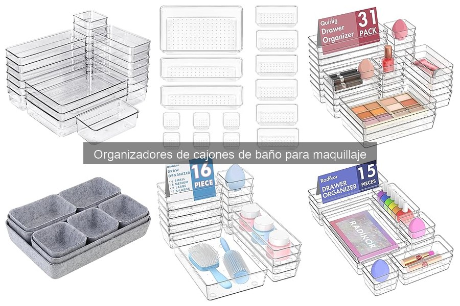 Organizadores de Cajones de Baño para Maquillaje: Beneficios y Funciones