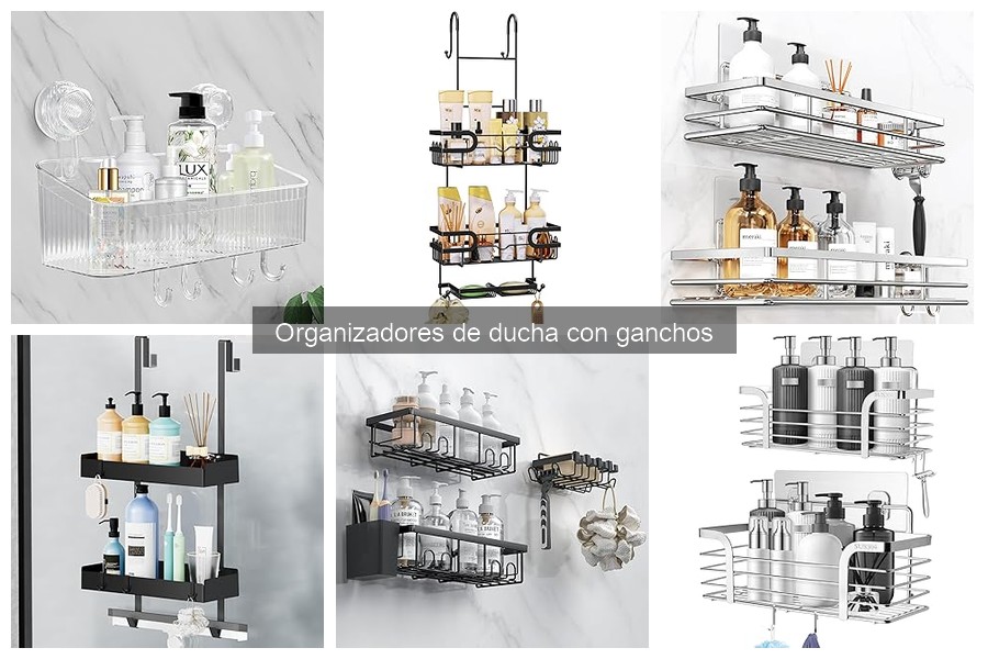 Organizadores de Ducha con Ganchos Baratos: Mejores Tiendas