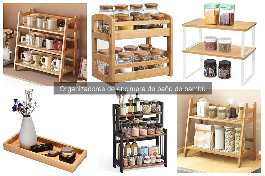 Organizadores de encimera de baño de bambú: ¿Qué son?