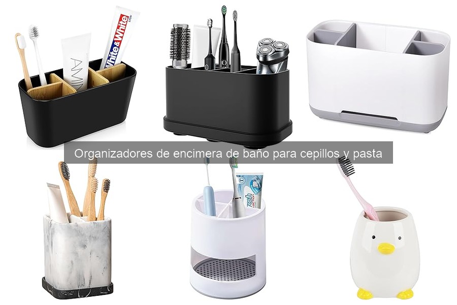 Organizadores de encimera de baño: ¿Qué son y tipos?