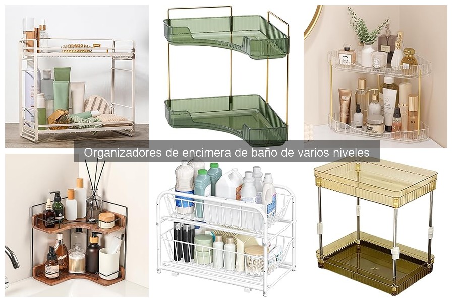 Organizadores de encimera de baño: ¿Son resistentes al agua?