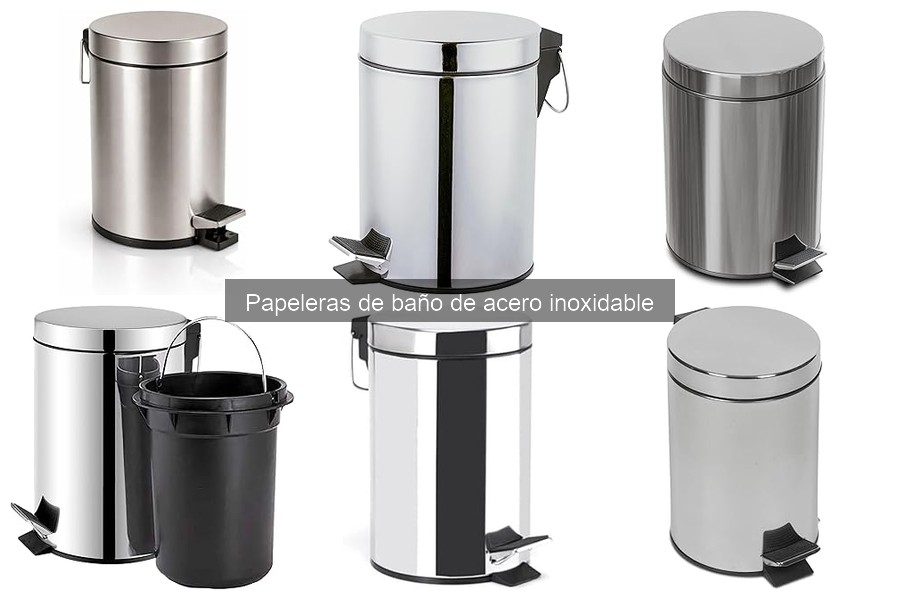 Papeleras de baño de acero inoxidable: características y beneficios