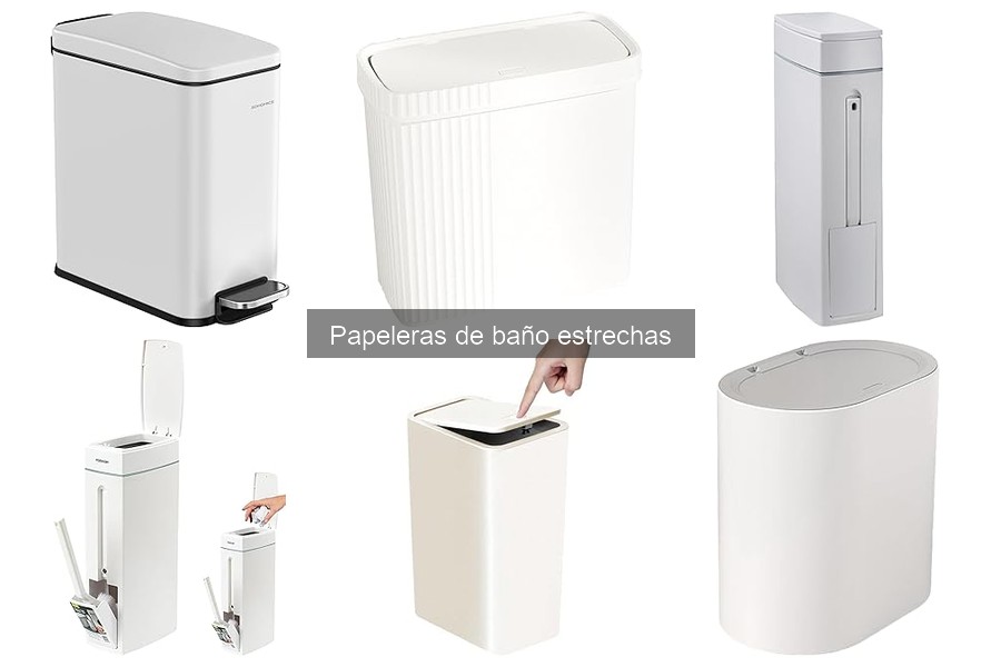 Papeleras de baño estrechas: ¿son realmente eco-amigables?