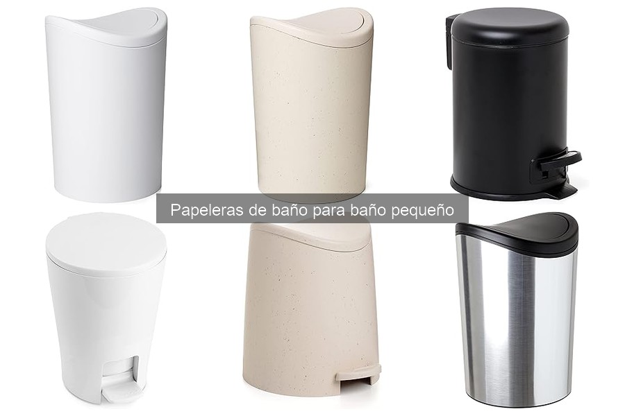 Papeleras de baño pequeño: ¿qué son y cómo elegirlas?