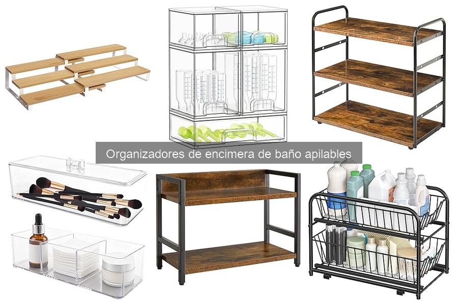 Personaliza organizadores apilables para baño fácilmente